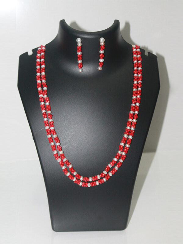 Elegant Coral Necklace Set